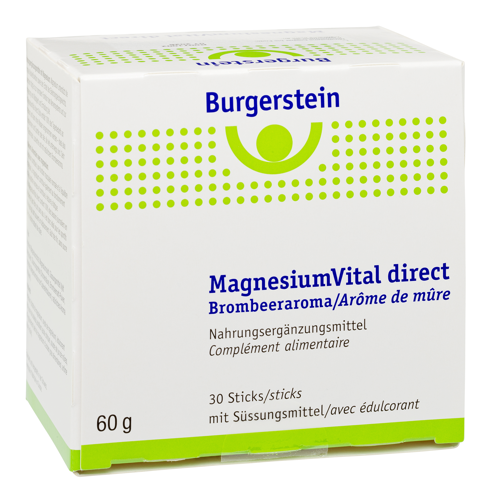 Burgerstein MagnesiumVital direct 30 Beutel Verpackung